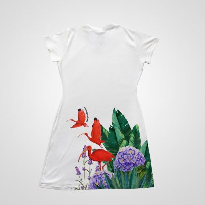 Vestido – Corocoras (Eudocimus ruber) Talla S - Imagen 3