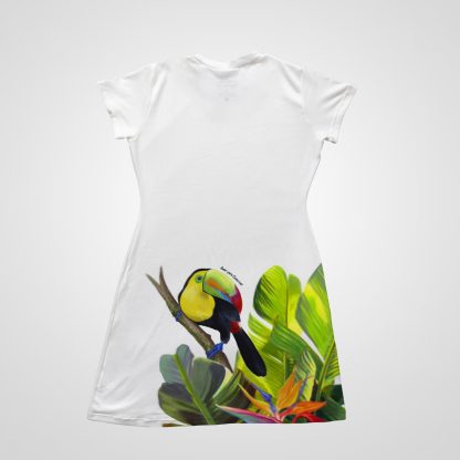 Vestido - Tucán pico iris (Ramphastos sulfuratus) Talla S - Imagen 3