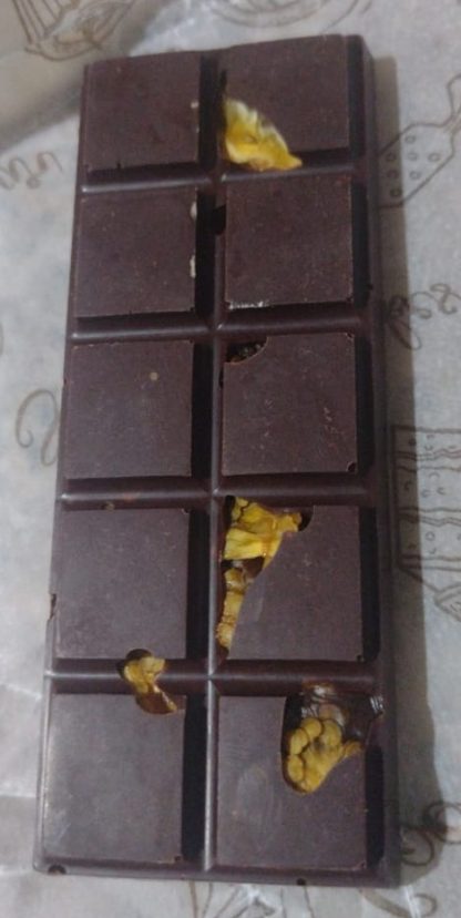 Chocolatina 70% con lulo deshidratado 60 gr